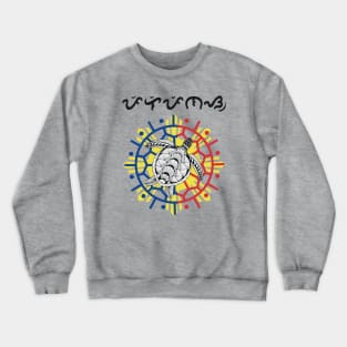 Tribal line Art Turtle / Baybayin word Pilipinas (Philippines) Crewneck Sweatshirt